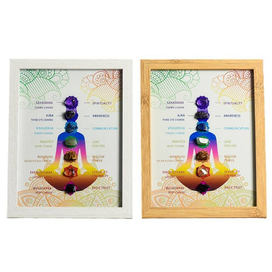 BuddhaChakra 7 Chakra Crystal Decorative Picture Frame