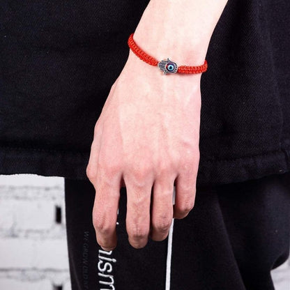Hamsa Hand Red String Bracelet - Evil Eye Protection