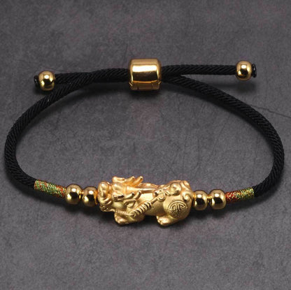 Feng Shui Red String Pixiu Bracelet