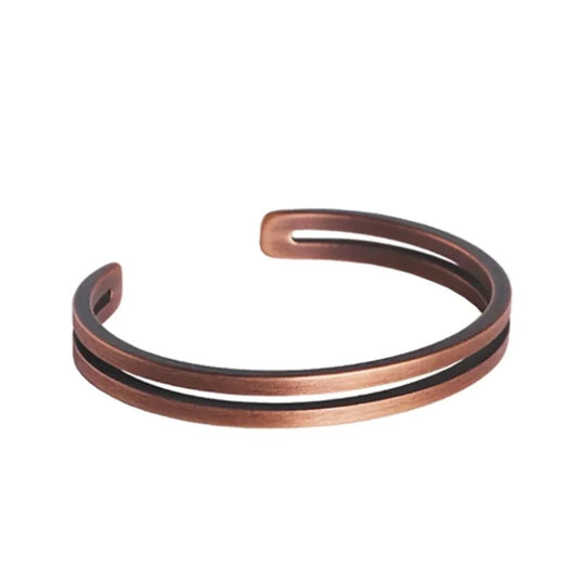 Tibetan Pure Copper Cuff Positivity Bracelet