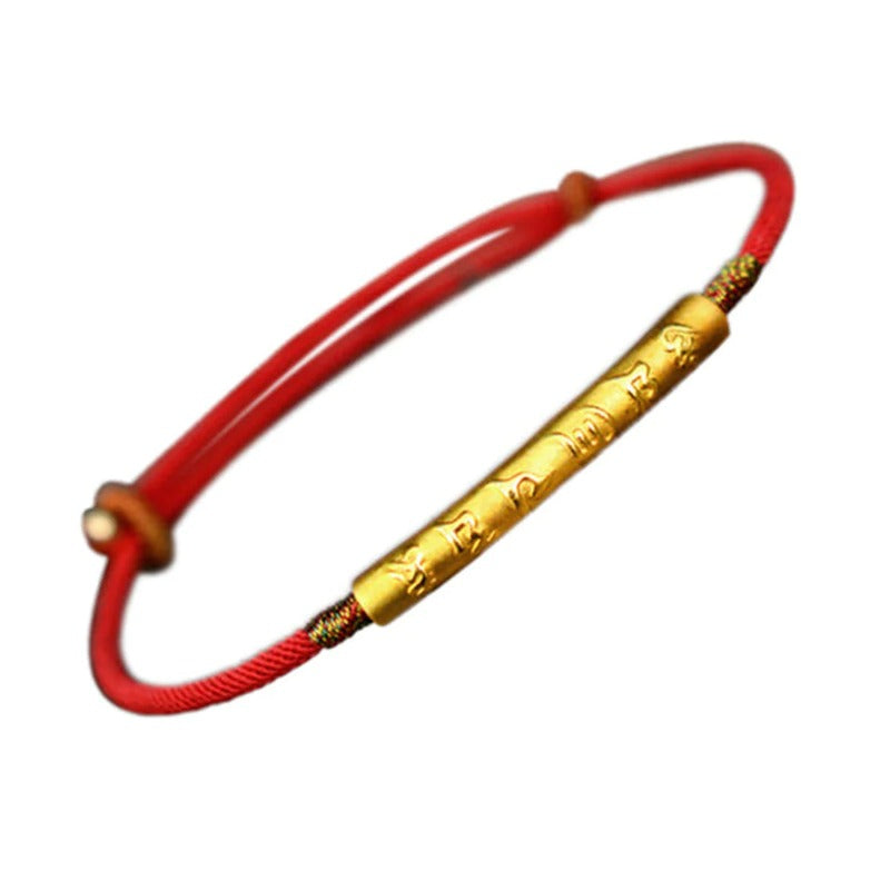 Tibetan Buddhist Mantra Lucky&Love Red String Couple Bracelet