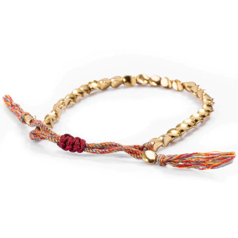 BuddhaChakra Tibetan Copper Beads Strength & Protection Bracelet