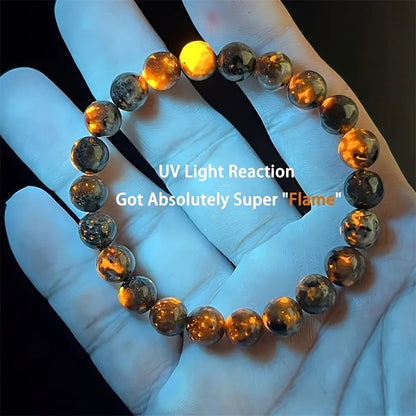 Attract Wealth Flame Stone Crystal Bracelet