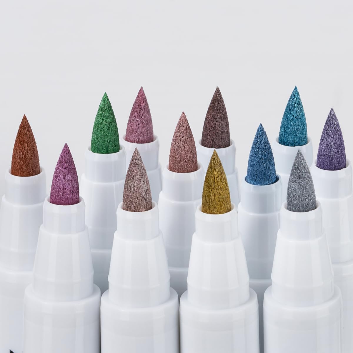 Arrtx 12 Colors Metallic Acrylic Paint Pens