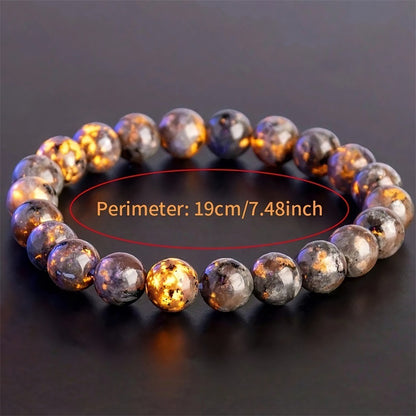 Attract Wealth Flame Stone Crystal Bracelet