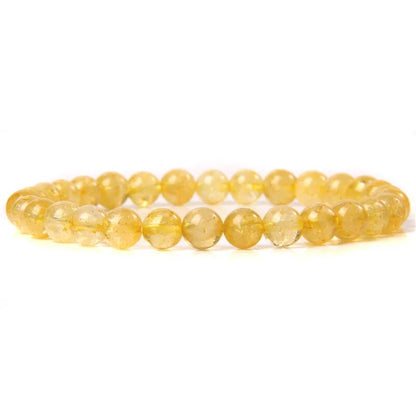 Citrine Gold Filigree Beads Wealth&Luck Bracelet