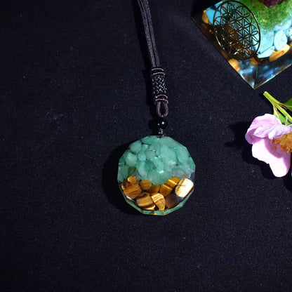 Tree of Life Orgonite Necklace - Energy Protection