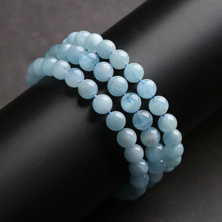 Blue Aquamarine Calming Bracelet 7