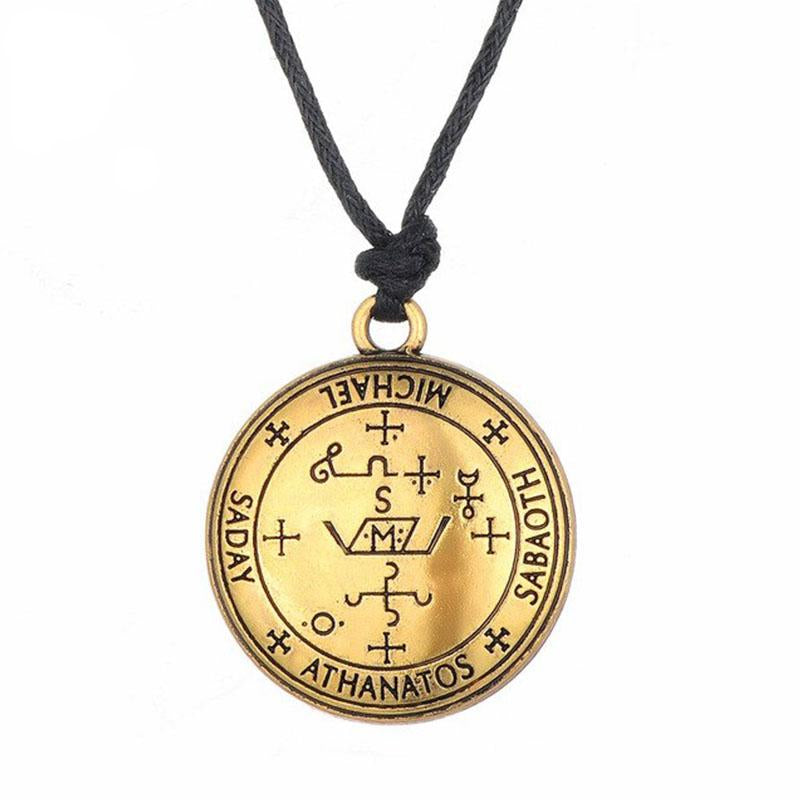 Sigil of the Archangel Michael Amulet - Protection Necklace