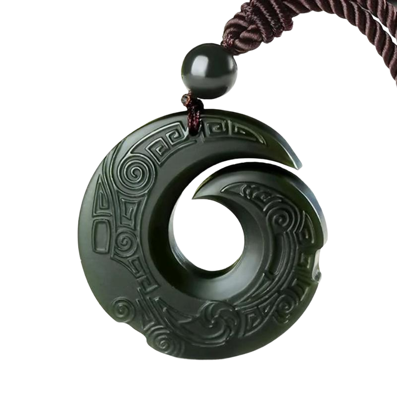 Hetian Jade Pendant Manifesting Necklace