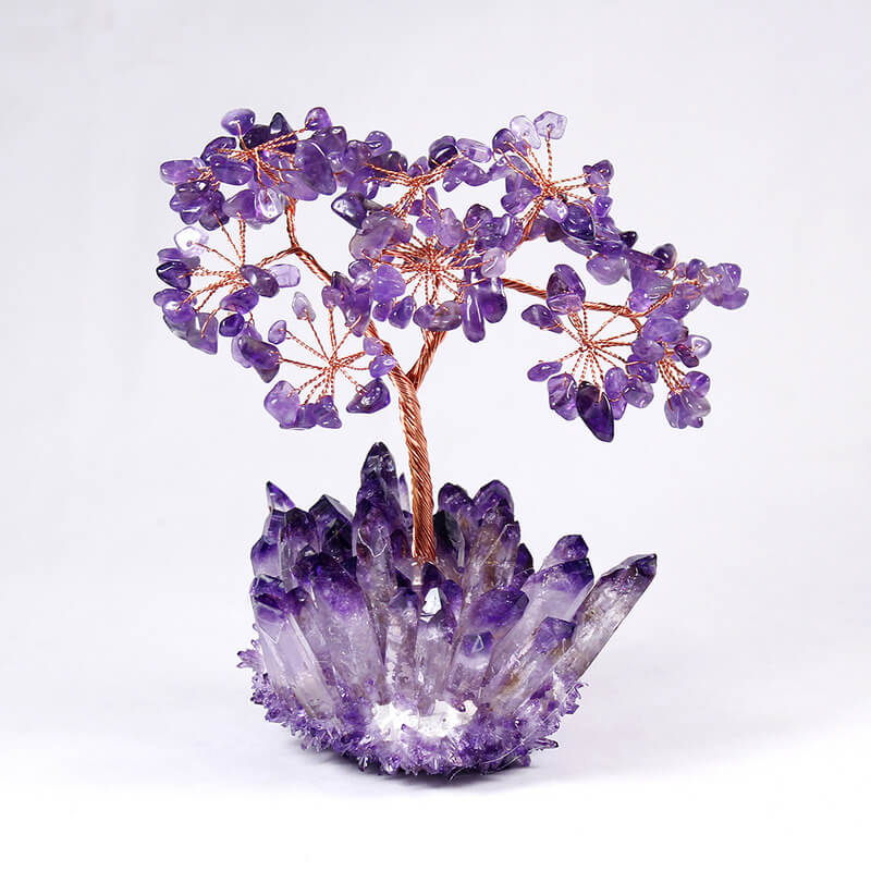 Feng Shui Amethyst Crystal Tree - Crystal Tree of Life Home Decor