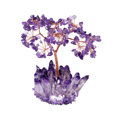 Feng Shui Amethyst Crystal Tree - Crystal Tree of Life Home Decor