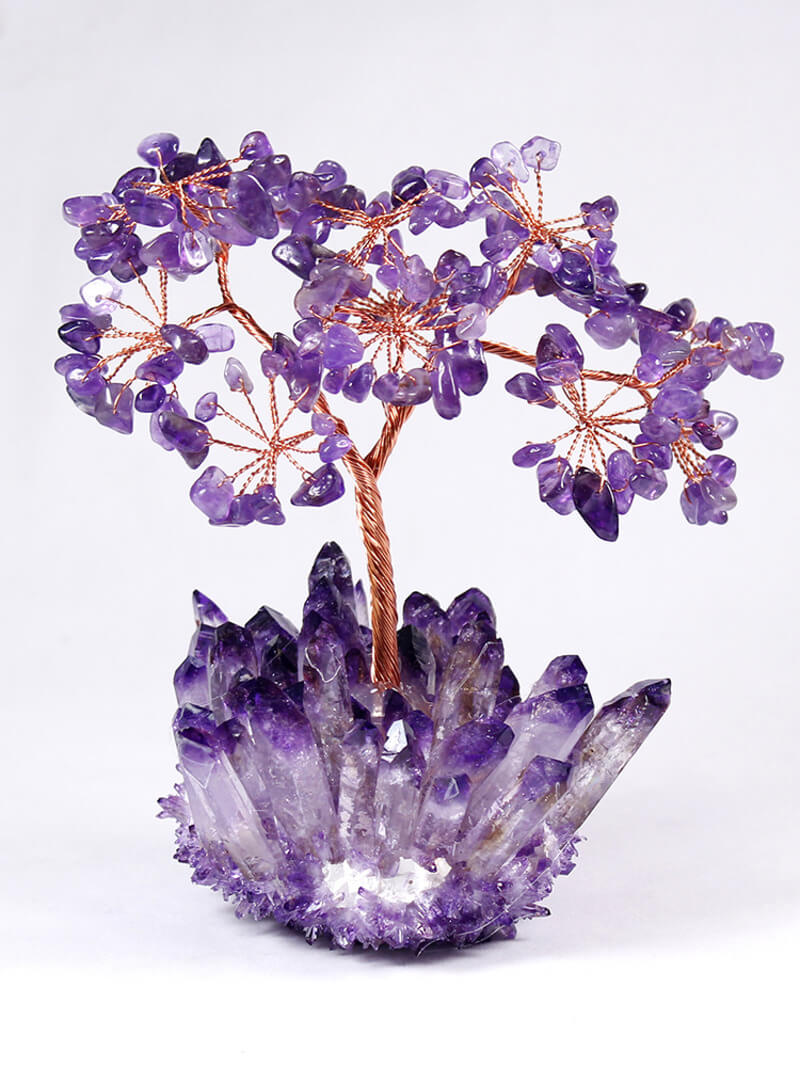 Feng Shui Amethyst Crystal Tree - Crystal Tree of Life Home Decor