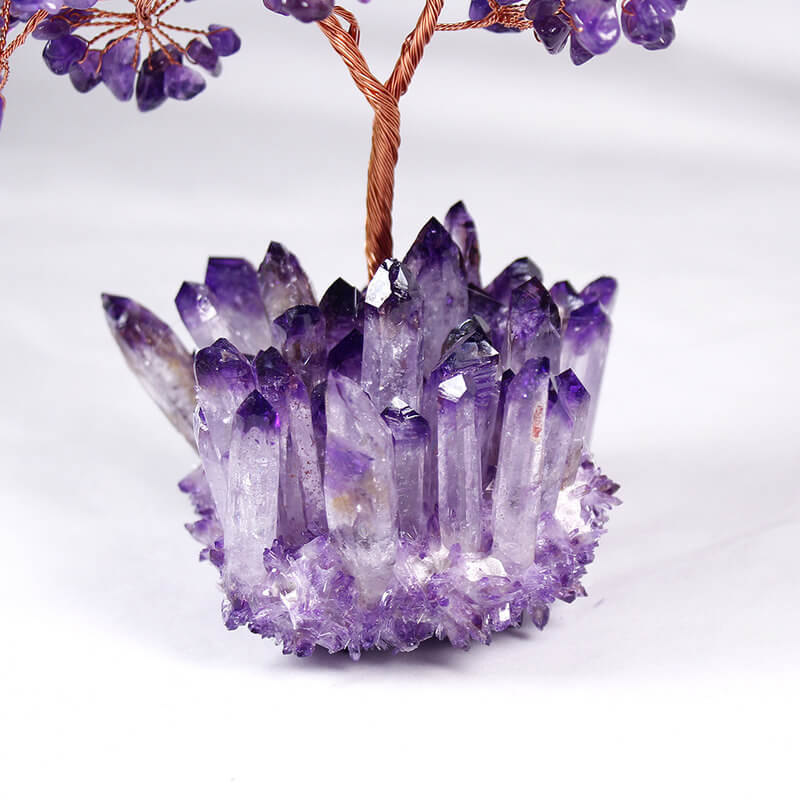 Feng Shui Amethyst Crystal Tree - Crystal Tree of Life Home Decor