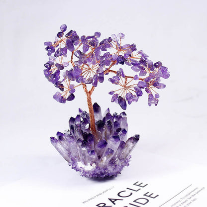 Feng Shui Amethyst Crystal Tree - Crystal Tree of Life Home Decor