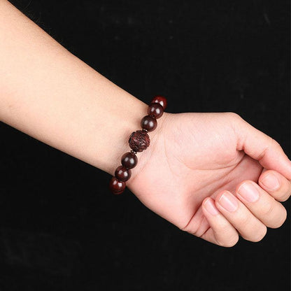 Sandalwood Bracelet Buddhist Meditation Beads - Peace & Concentration