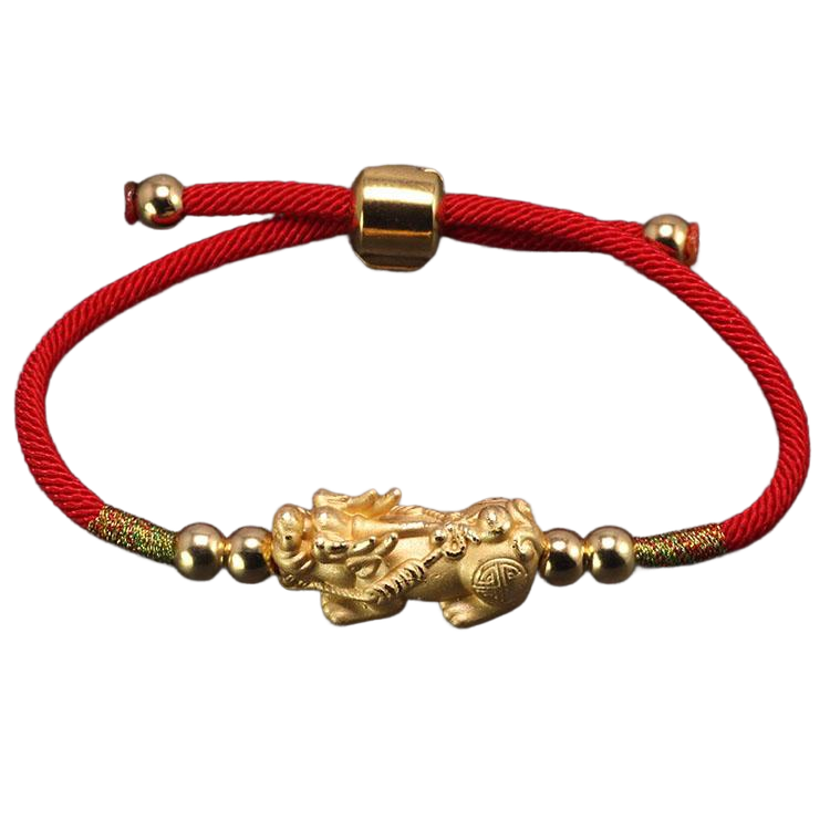 Feng Shui Red String Pixiu Bracelet