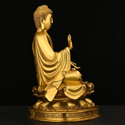 Pure Copper Feng Shui Shakyamuni Buddha Statue