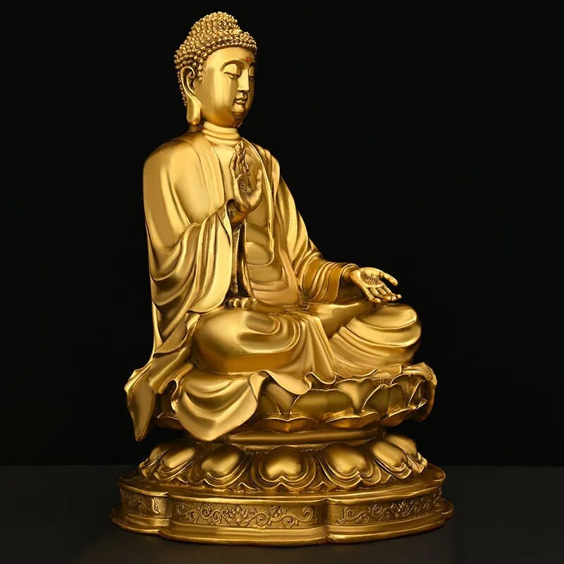 Pure Copper Feng Shui Shakyamuni Buddha Statue