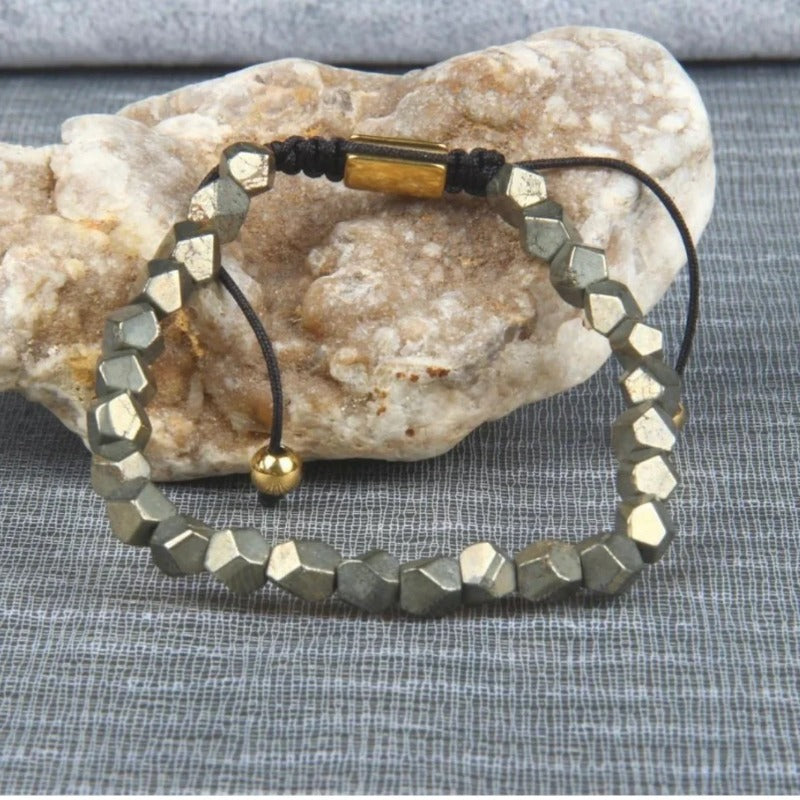 Natural Pyrite Healing Bracelet