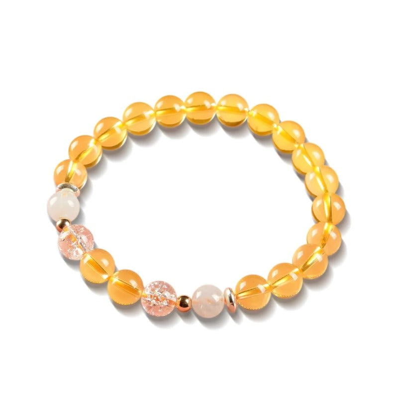 BuddhaChakra Natural Citrine Positivity & Luck Bracelet