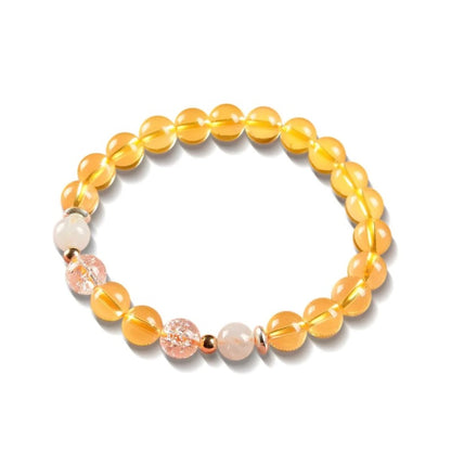 BuddhaChakra Natural Citrine Positivity & Luck Bracelet