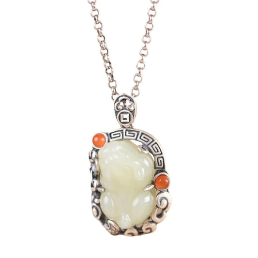 Pi Yao Prosperity Natural Jade Necklace