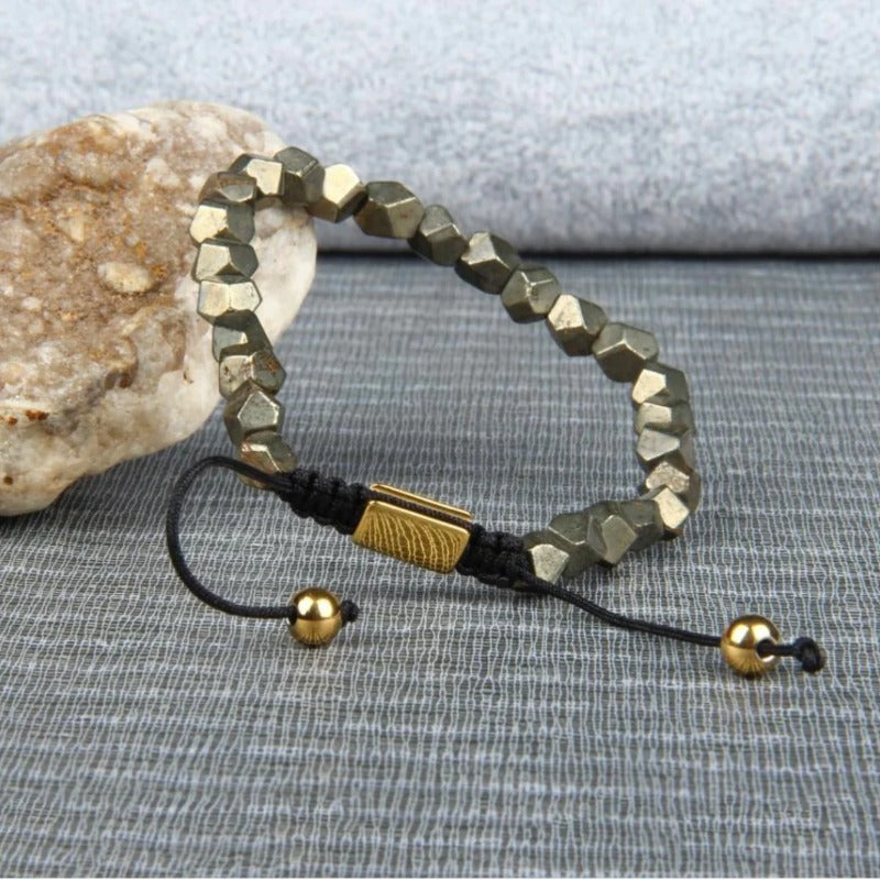 Natural Pyrite Healing Bracelet