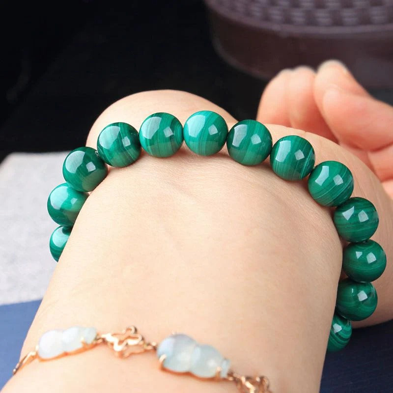 Green Malachite Bracelet - Positive & Creative