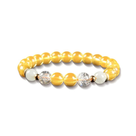 BuddhaChakra Natural Citrine Positivity & Luck Bracelet