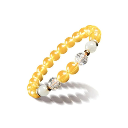 BuddhaChakra Natural Citrine Positivity & Luck Bracelet