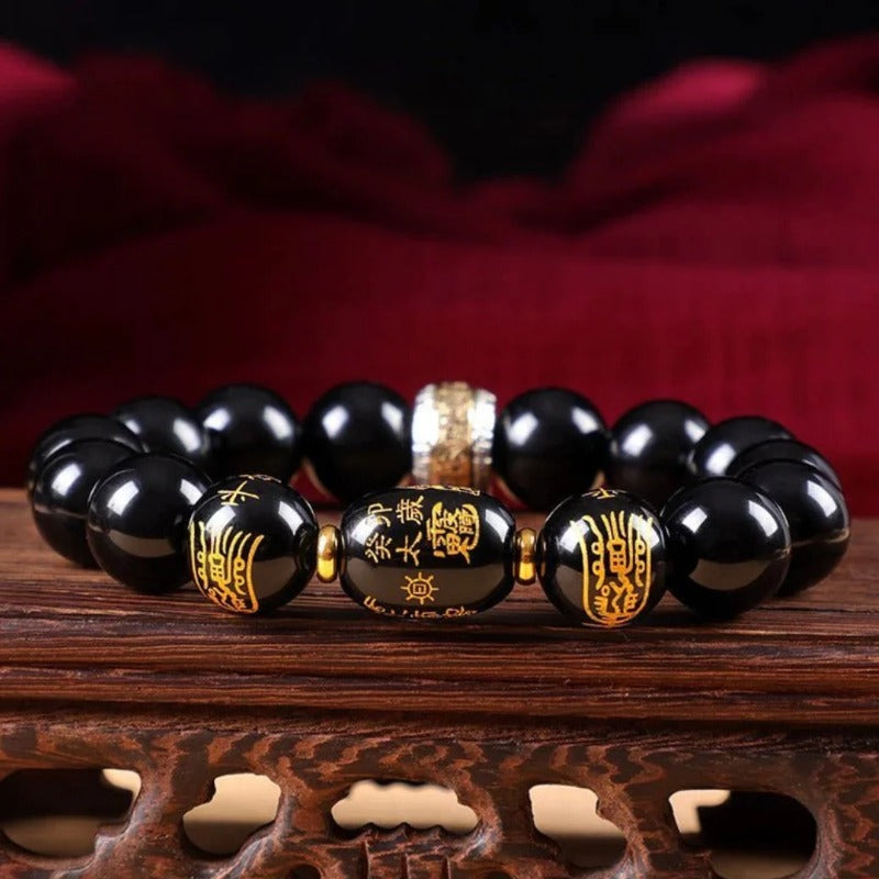 Tai Sui Fortune Guard Obsidian Protect Bracelet